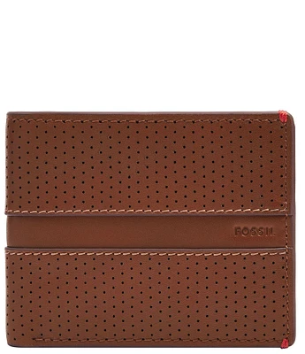 Fossil Sport Tourer Bifold With Flip ID Leather Wallet