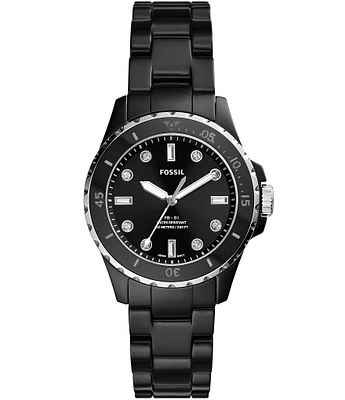Fossil Women's FB-01 Analog Ceramic Bracelet Watch