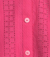 Foxcroft Zoey Point Collar Long Sleeve Soft Cotton Shirt