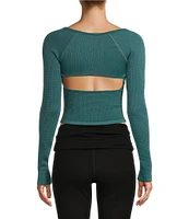 FP Movement Bail Out Knit Stretch Long Sleeve Layering Top