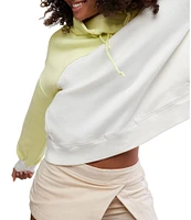 FP Movement Colorblock Homestretch Drawstring Neckline Long Sleeve Slouchy Pullover