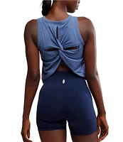 FP Movement Comeback Scoop Neck Sleeveless Twist Back Ribbed Tank