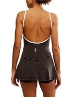 FP Movement Hot Shot High Neck Sleeveless Pull-On Skortsie