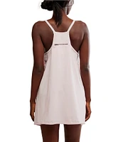 FP Movement Hot Shot V-Neck Sleeveless Patch Pocket Mini Dress