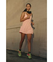FP Movement Hot Shot V-Neck Sleeveless Patch Pocket Mini Dress