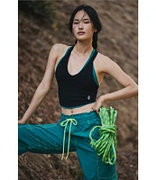 FP Movement In The Wild Paper Bag Waist Water-Resistant Wide Barrel Leg Pants