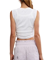 FP Movement Sport Mode Muscle Boat Neck Sleeveless Tee