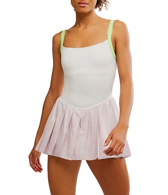 FP Movement Swing Of Things Colorblock Scoop Neck Sleeveless Sport Dress