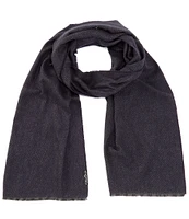 Fraas Herringbone Fringe Cut Scarf