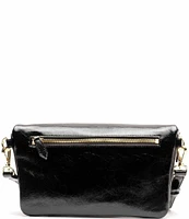 FRANCES VALENTINE Billie Crinkle Leather Sling Crossbody Bag