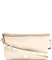 FRANCES VALENTINE Billie Crinkle Leather Sling Crossbody Bag