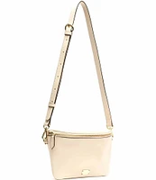 FRANCES VALENTINE Billie Crinkle Leather Sling Crossbody Bag