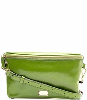 FRANCES VALENTINE Billie Crinkle Leather Sling Crossbody Bag