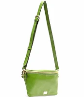 FRANCES VALENTINE Billie Crinkle Leather Sling Crossbody Bag