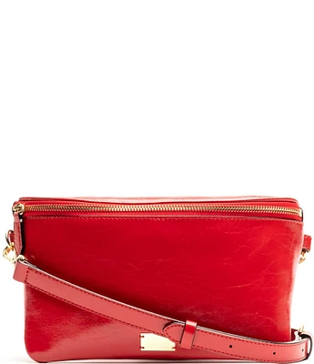 FRANCES VALENTINE Billie Crinkled Leather Sling Bag