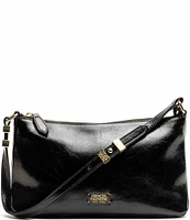 FRANCES VALENTINE Freddie Crinkle Leather Soft Pouch Shoulder Bag