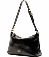 FRANCES VALENTINE Freddie Crinkle Leather Soft Pouch Shoulder Bag