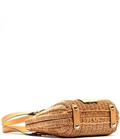 FRANCES VALENTINE Gigi Wicker Basket Shoulder Bag