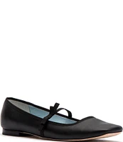 FRANCES VALENTINE Jude Leather Mary Jane Ballet Flats