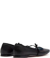 FRANCES VALENTINE Jude Leather Mary Jane Ballet Flats