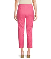 FRANCES VALENTINE Lucy Stretch Cotton High Rise Slim Leg Pants