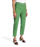 FRANCES VALENTINE Lucy Stretch Woven High Rise Slim Leg Trouser Pants