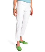 FRANCES VALENTINE Lucy Stretch Woven High Rise Slim Leg Trouser Pants