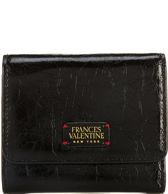 FRANCES VALENTINE Perfect Crinkle Leather Wallet