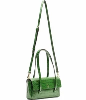 FRANCES VALENTINE Small Slim Croco Tote Bag