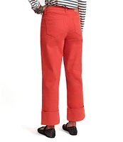 FRANCES VALENTINE Smarty Denim High Rise Widge Leg Cuffed Jeans
