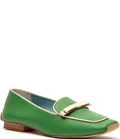 FRANCES VALENTINE Suzanne Leather Bow Loafers