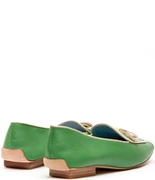 FRANCES VALENTINE Suzanne Leather Bow Loafers