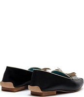 FRANCES VALENTINE Suzanne Leather Bow Loafers