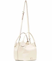 FRANCES VALENTINE Sweet Pea Tumbled Leather Satchel Bag