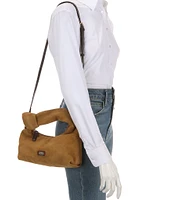 FRANCES VALENTINE Tinsley Hobo Suede Shoulder Bag