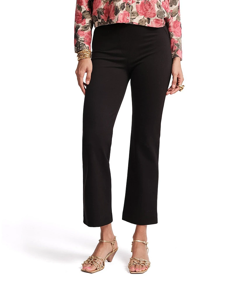 FRANCES VALENTINE Wonder Flat Front Cropped Pull-On Pants