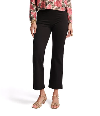 FRANCES VALENTINE Wonder Flat Front Cropped Pull-On Pants