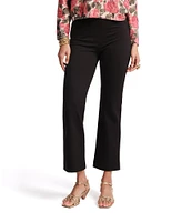 FRANCES VALENTINE Wonder Flat Front Cropped Pull-On Pants