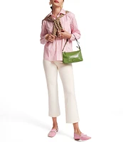 FRANCES VALENTINE Wonder Flat Front Cropped Pull-On Pants