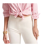 FRANCES VALENTINE Wonder Flat Front Cropped Pull-On Pants