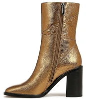 Franco Sarto Stevie Metallic Leather Booties