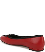 Franco Sarto Abigail Leather Ballet Bow Flats