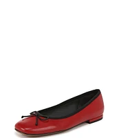 Franco Sarto Abigail Leather Ballet Bow Flats