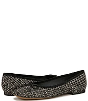 Franco Sarto Abigail Tweed Ballet Bow Flats