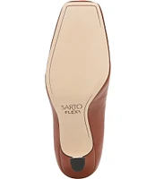 Sarto by Franco Sarto Flexa Aela Leather Square Toe Pumps