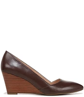 Franco Sarto Frankie Leather Wedge Pumps