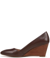 Franco Sarto Frankie Leather Wedge Pumps