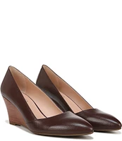 Franco Sarto Frankie Leather Wedge Pumps