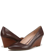 Franco Sarto Frankie Leather Wedge Pumps