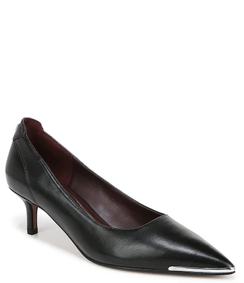 Franco Sarto Kalsa Leather Kitten Heel Pumps